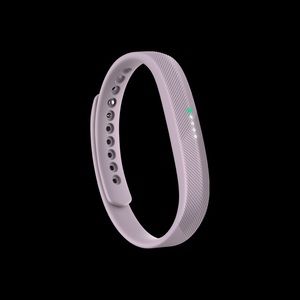 Fitbit flex 2 with gold, black and lavender bands